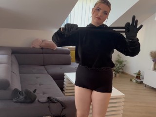 Mistress Natalie doing Hardcore whipping on her slave