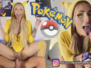 Pikachu Cosplay Girl PMV - Pokémon Ahegao Hentai (Fuck Blowjob Feet Footjob Facial Cumshot UwU girl)