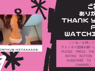 【ピンクのエッチ下着】立ちオナ♡立ったままオナニーにしたら感じまくって足ガクガク…／japanese／masturbating