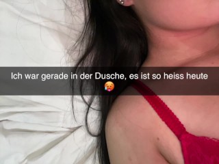 Freund betrügt seine Freundin mit einer 18 Jährigen vergebenen Mitschülerin auf Snapchat und wixxt S