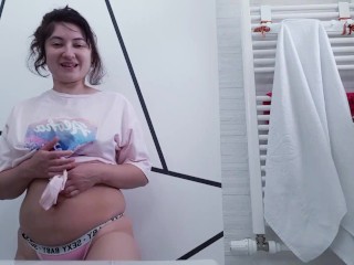 My Friend spied on me while I wanted to take a shower and I invited him to watch me masturbate!