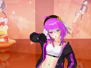 Griseo Honkai Impact Undress Dancing Hentai Song Melancholic Small Tits Girl MMD 3D Purple Hair