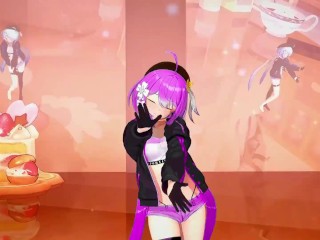 Griseo Honkai Impact Undress Dancing Hentai Song Melancholic Small Tits Girl MMD 3D Purple Hair