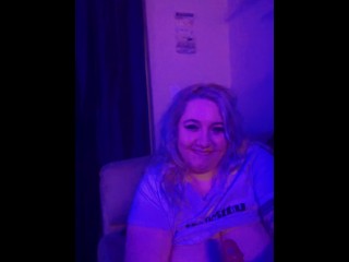 BBW Milf beauty wakes up on your couch and seduces you. POV cum encouragement countdown dirty talk