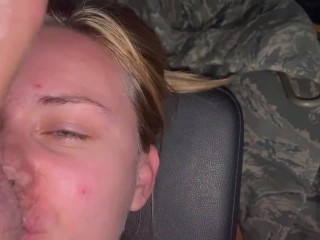 Army Girl Almost Caught Outside Fucking Jamie Stone