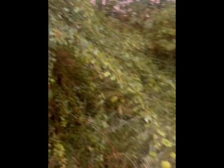 Long naked barefoot walk