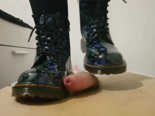 Compilation of Dr Martens boots crushing cock