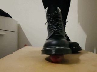 Compilation of Dr Martens boots crushing cock