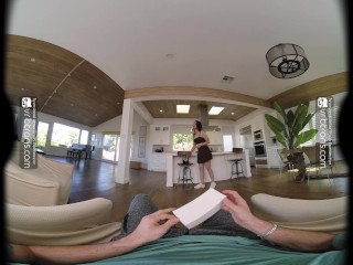 VRB Trans Magic glasses with cute Asia Belle in POV VR Porn