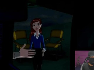 Gwen from Ben 10 sucks Kevin's dick hentai