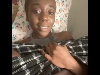 Ebony Darkskin Church Girl Caught Naked Showing Off SexyYoung Body