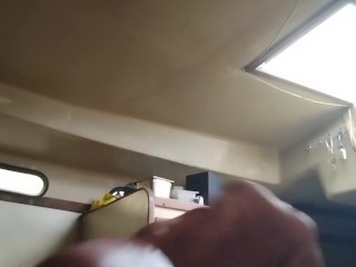 Me cumming on my boat