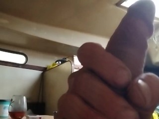 Me cumming on my boat