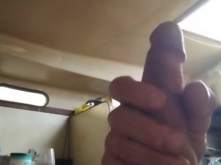 Me cumming on my boat