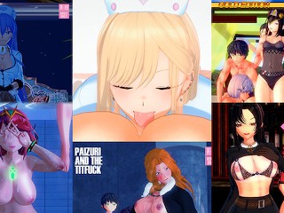 All of your favorite anime girls rimming guys in this dirty compilation