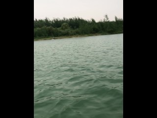 Pissing and Cumming While Seated In My Kayak Out On The Lake