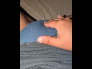 Teasing my pussy, I'm so horny