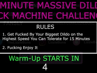 TAKE THE BIGGEST FATTEST DILDO AS FAST AS POSSIBLE - FUCK MACHINE CHALLENGE