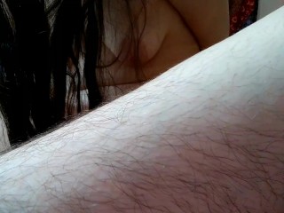 Hairy legs no shave tall girl loves private shows edging bush pussy clit clitoris hair fetish slut