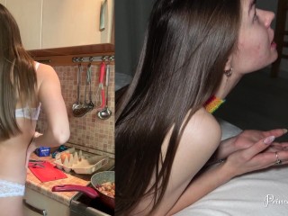 LIFE OF A COLLEGE GIRL - Enjoying Tasty Food And Cock - Princess Alice