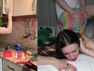 LIFE OF A COLLEGE GIRL - Enjoying Tasty Food And Cock - Princess Alice