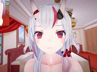 Vtuber - Futa Nakiri Ayame switch fuck | Male Taker Pov