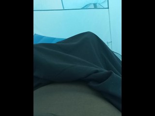 Should I Play With My Wet Pussy In This Tent While It's Raining?