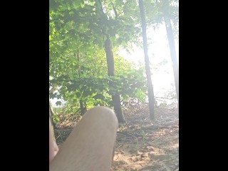 Public Sex in a small forest next to a beach 🤫 people heard us