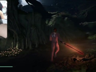 GUERRA DE LAS GALAXIAS LA ORDEN CAIDA DE LOS JEDI EDICIÓN DESNUDA CÁMARA POLLA GAMEPLAY #17