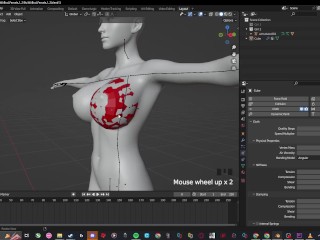 Make 3D Porn Breast Physics in Blender - Kris Stone