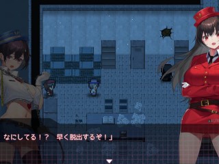 【ケイドロ #03 エロゲ実況(体験版)】強気な爆乳警官署長がバックで中出しセックスされてしまい・・・(モーションアニメ 巨乳婦警RPG人気神警官同人エロゲー Hentai game)