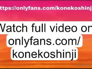 Busty Koneko Shinji fucks and sucks husbands hard thick cock. Onlyfans real couple sex tape