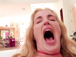 Perv City Blonde Aussie Charlie Forde Trembling Anal Orgasm