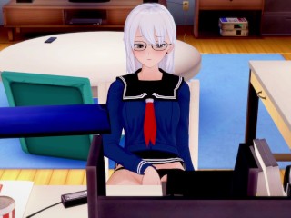 DDLC - Monika fucks a female player