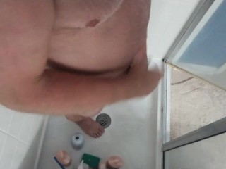 Trying out the shower camera