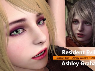 Resident Evil 4 - Ashley Graham × Stockings × Bed - Lite Version