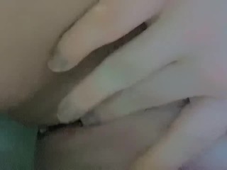 Playing with my pink little pussy