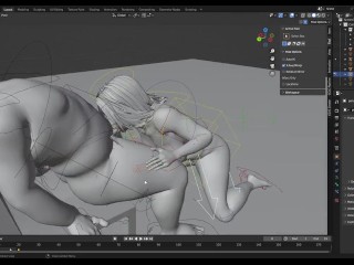 How to make Porn Animations in Blender - Animate a Blowjob | Primal Emotion Games