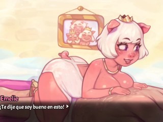 RECIBIENDO UN MUY GRATIFICANTE MASAJE EN TODO EL CUERPO - MY PIG PRINCESS - CAP 6