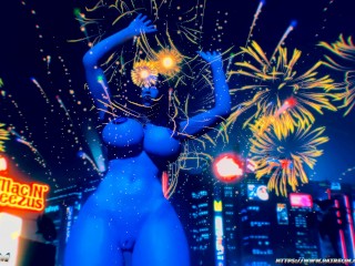 4th of July Celebration (Giantess Boobs and Guns)