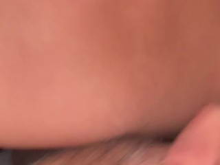 Big cock inside small Wet pussy fuck. Up close ending with a blowjob