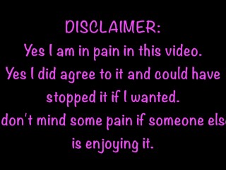 Painful Anal With My Thought Captions