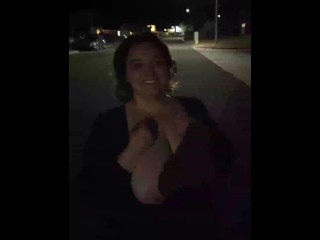 Flashing in the Street on the 4th of July