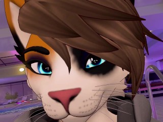 "Making out at a party 5 with your feline friend" [ NSFW ASMR VRChat Roleplay ] [Furry RP]