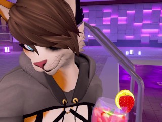 "Making out at a party 5 with your feline friend" [ NSFW ASMR VRChat Roleplay ] [Furry RP]