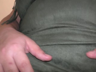 Big creampie dripping from my wifes hairy pussy! She will get pregnant for sure