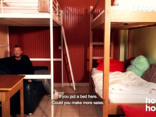 Silvia Dellai & Claudia Bavel Have The Best Kind Of Sex At The Hotel - HORNY HOSTEL