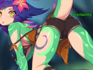 Finding Neeko and Qiyana in the Woods (LoL Hentai Joi) (Vanilla, Tsundere, Light Armpits)