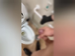 【女性向け（個人撮影）】変態イケメン営業マンが仕事中ムラムラしすぎてスーパーのトイレでオナニー