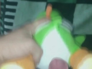 Fun Yoshi dinosaur cum!